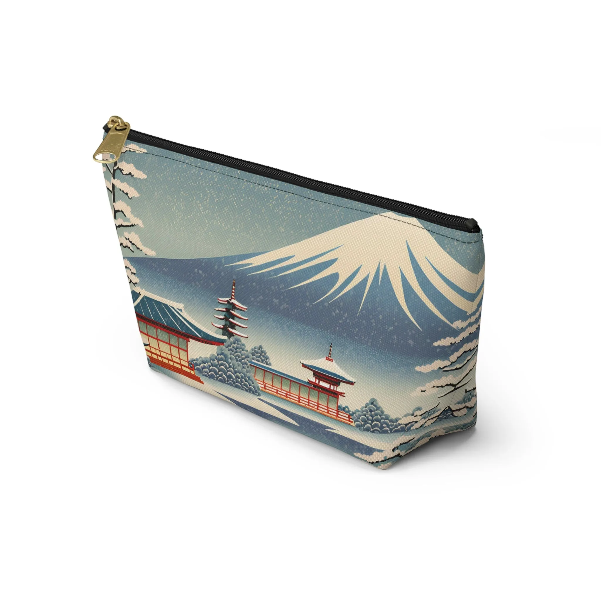 Silent Snow, Sacred Mountain | Portable Tech Pouch for Gamers & Remote Workers