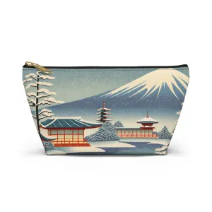 Silent Snow, Sacred Mountain | Portable Tech Pouch for Gamers & Remote Workers
