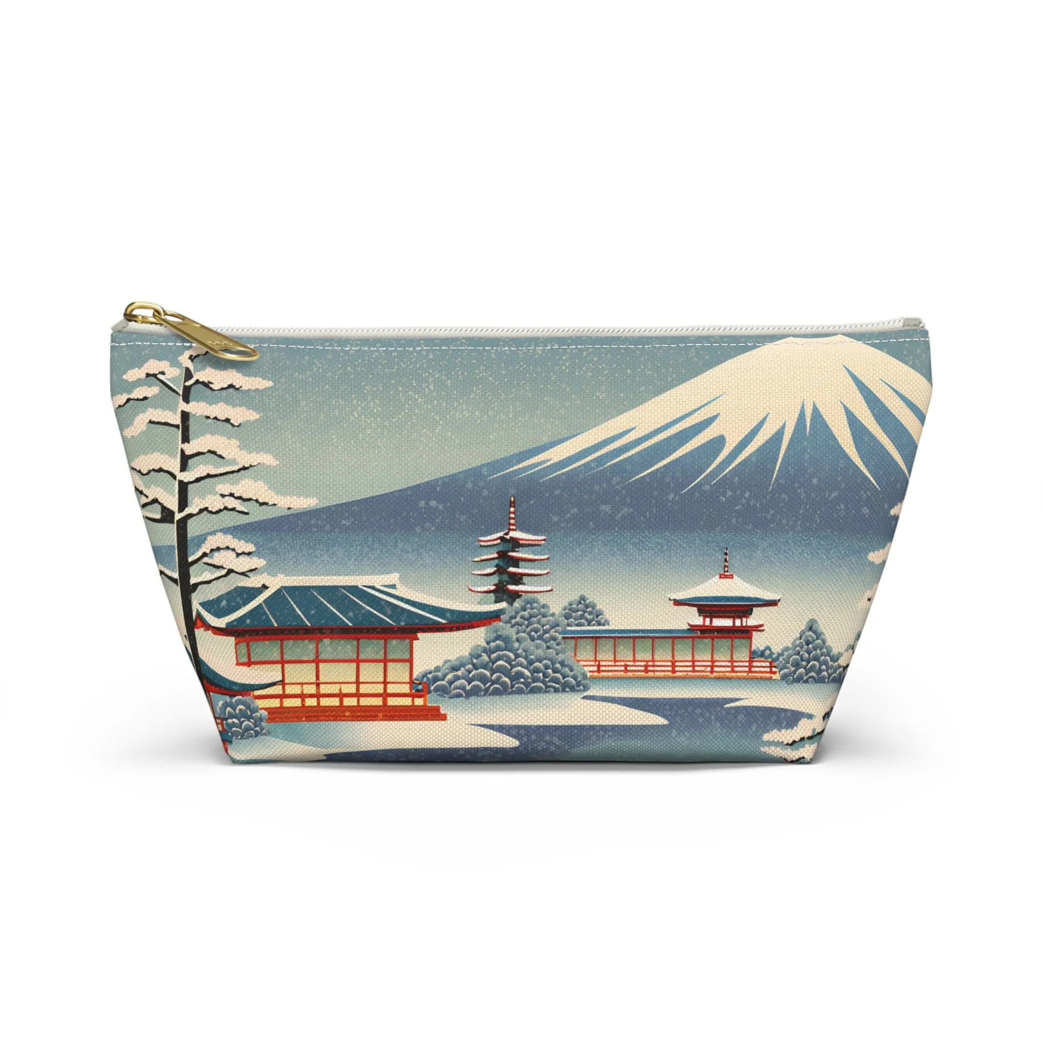 Silent Snow, Sacred Mountain | Portable Tech Pouch for Gamers & Remote Workers