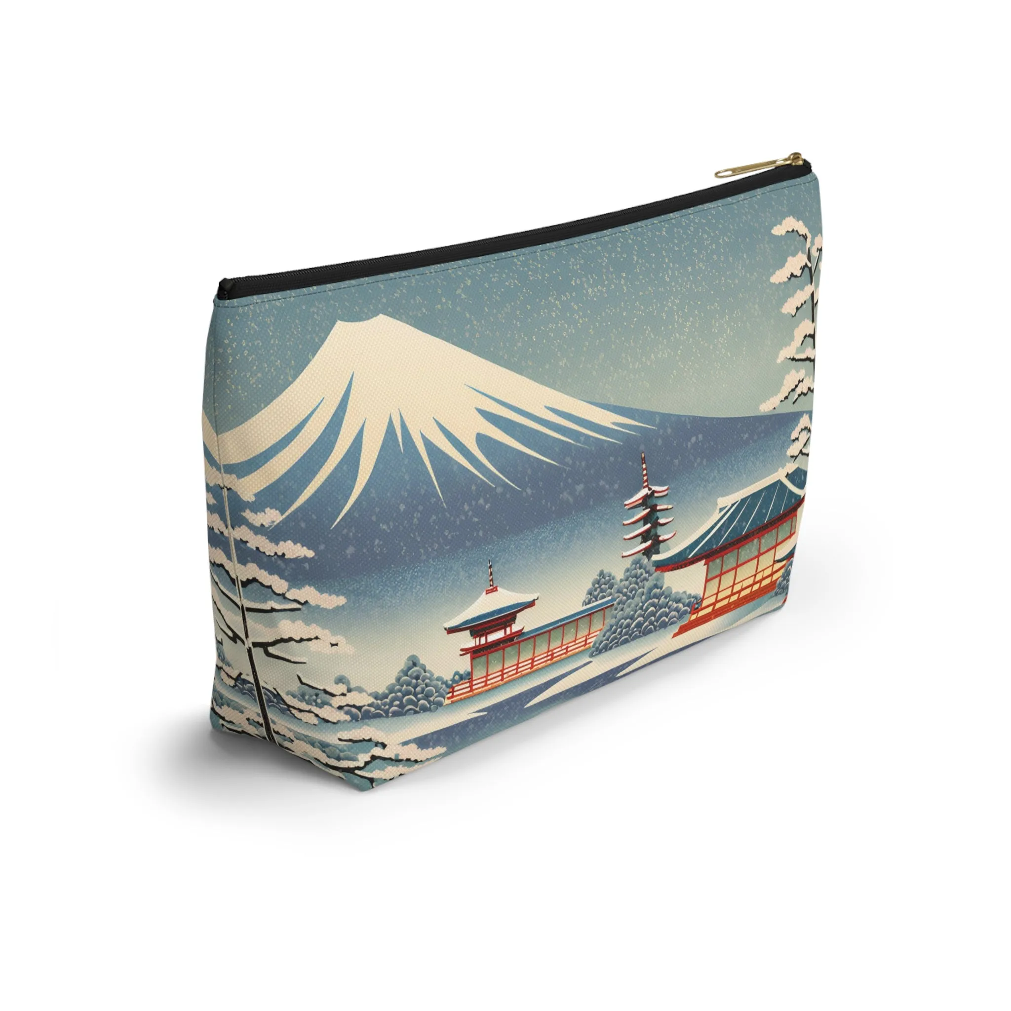 Silent Snow, Sacred Mountain | Portable Tech Pouch for Gamers & Remote Workers
