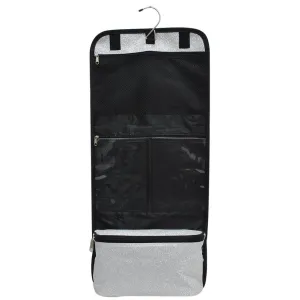 Silver Glitter NGIL Traveling Toiletry Bag