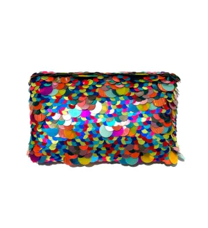 Simitri Rainbow Disco Clutch