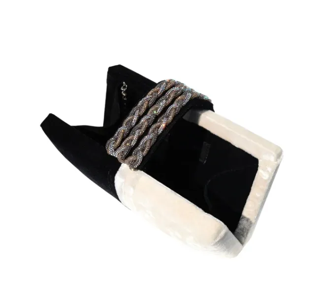 Simitri Tuxedo Clutch
