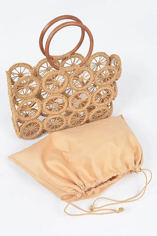 Simplistic Nature Crochet Handbag