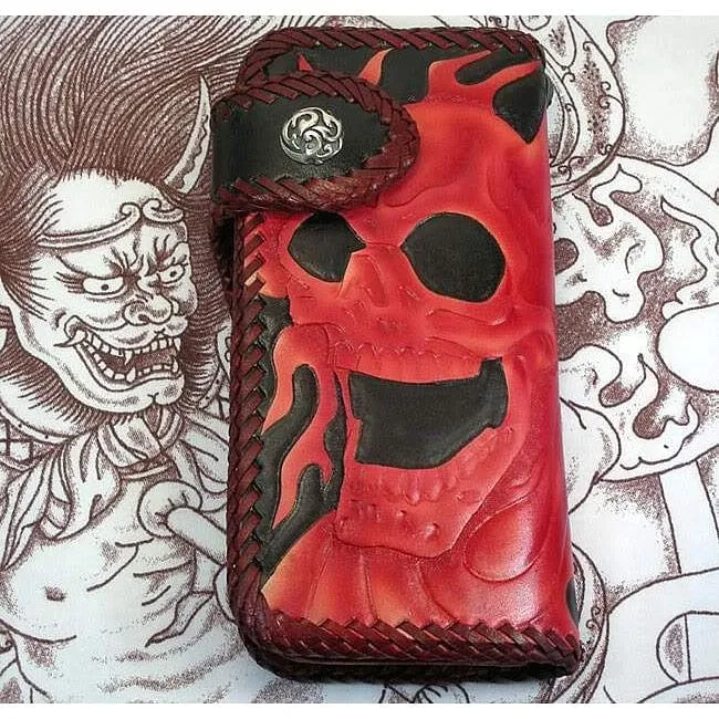 Skull Motorcycle Wallet
