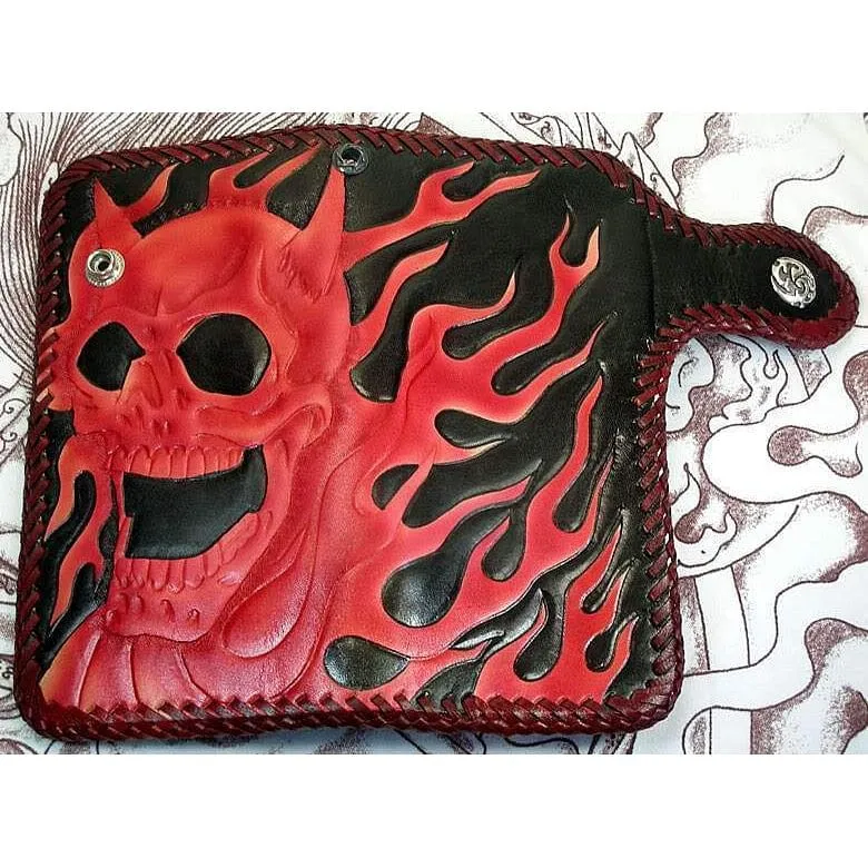 Skull Motorcycle Wallet