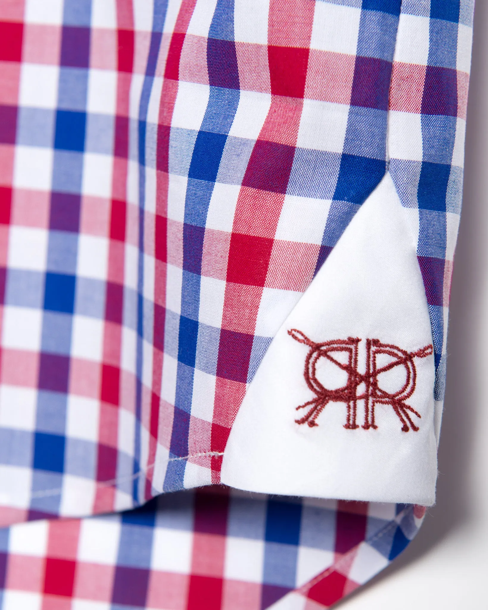 Sleeveless - Red and Blue Gingham
