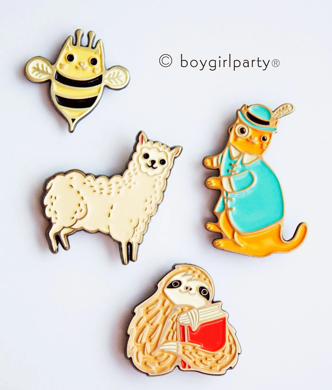 Sloth Book Pin - Bookish Sloth Enamel Pin - Book Enamel Pin by boygirlparty
