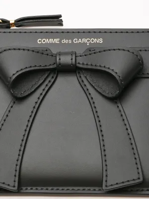 Small Black Big Bow Wallet