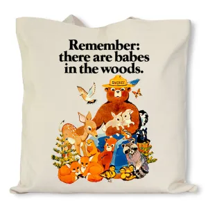 Smokey Bear Vintage "Babes In The Woods" Tote Bag