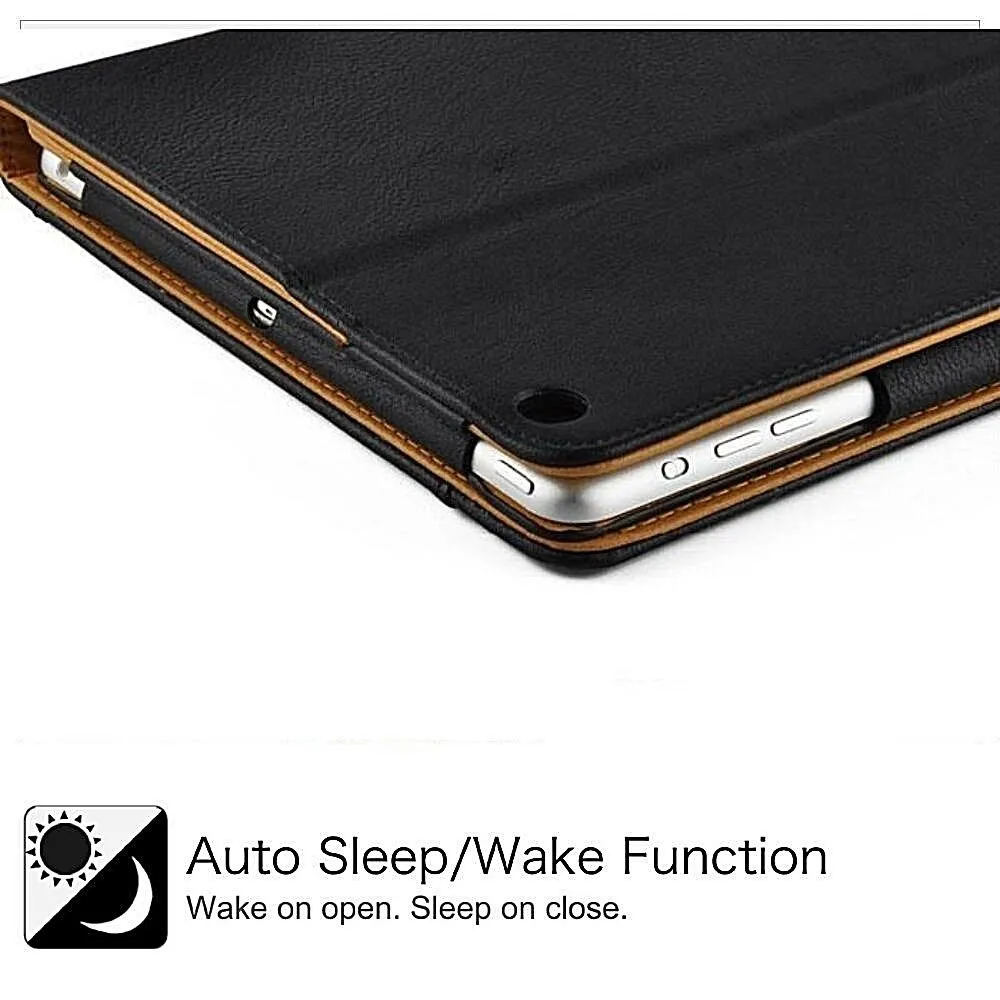 Soft Leather iPad Case Magnetic Smart Cover w Sleep Wake Folio Stand for APPLE