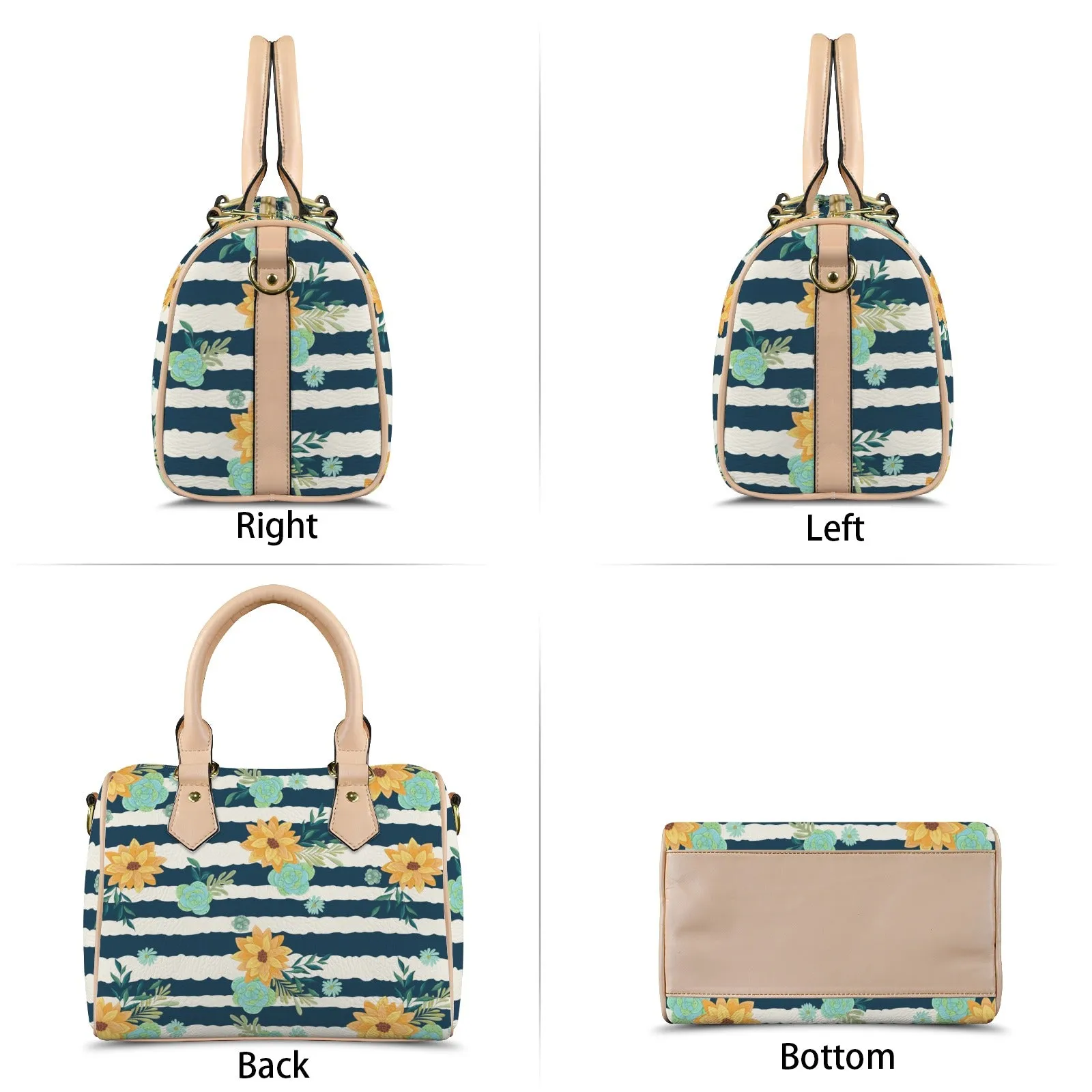 SpringWave Khaki Handle Handbag