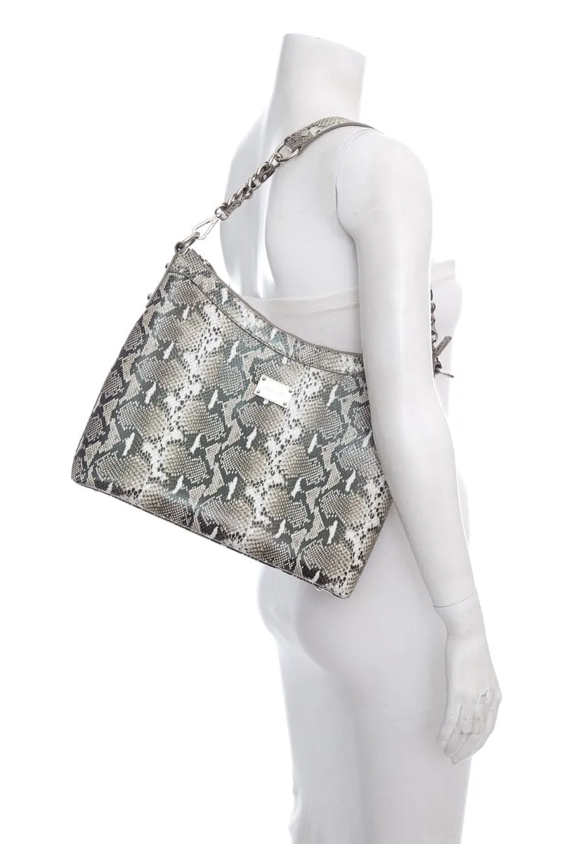St John Snake Print Handbag