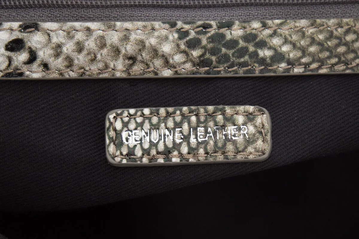 St John Snake Print Handbag
