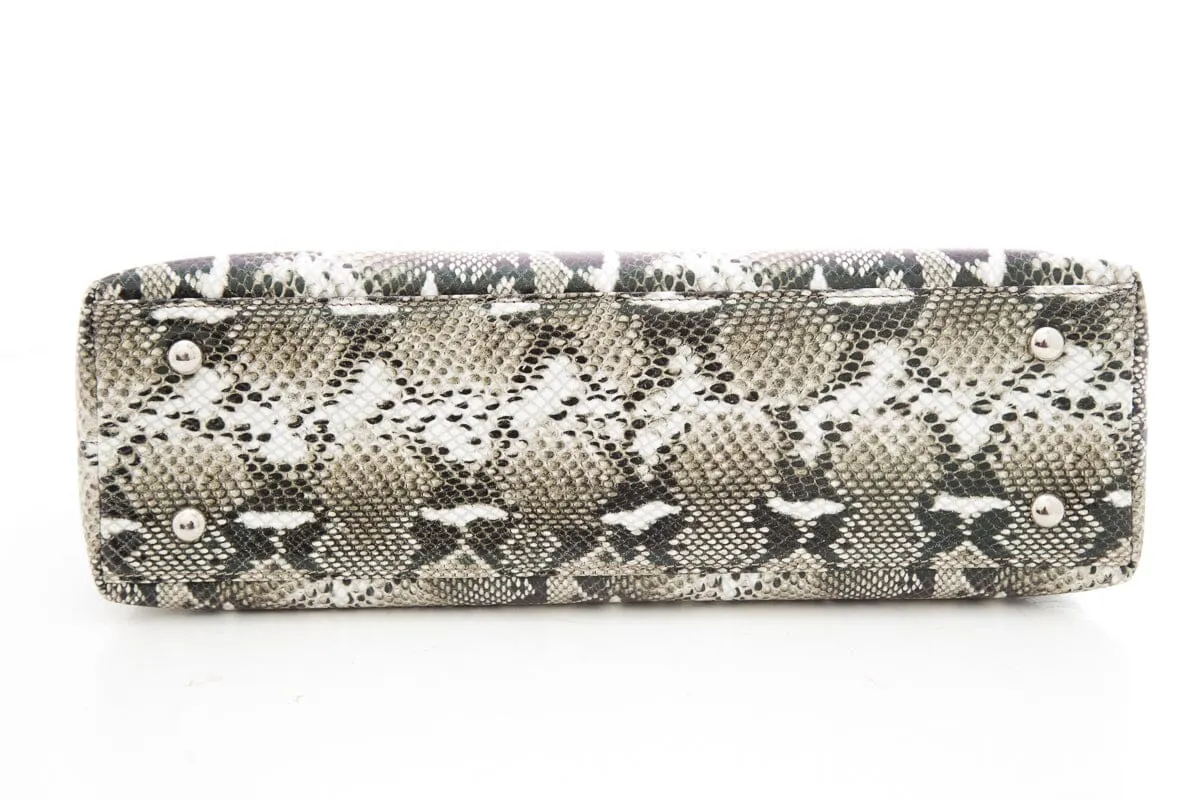 St John Snake Print Handbag