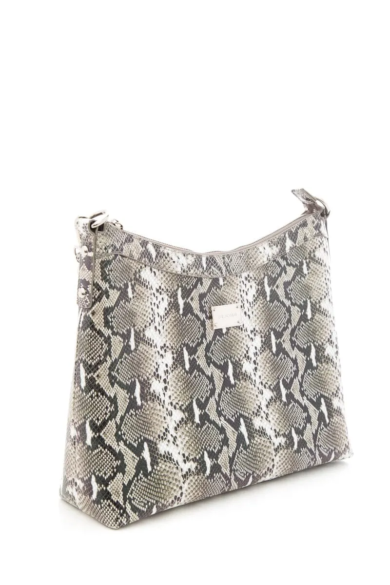 St John Snake Print Handbag