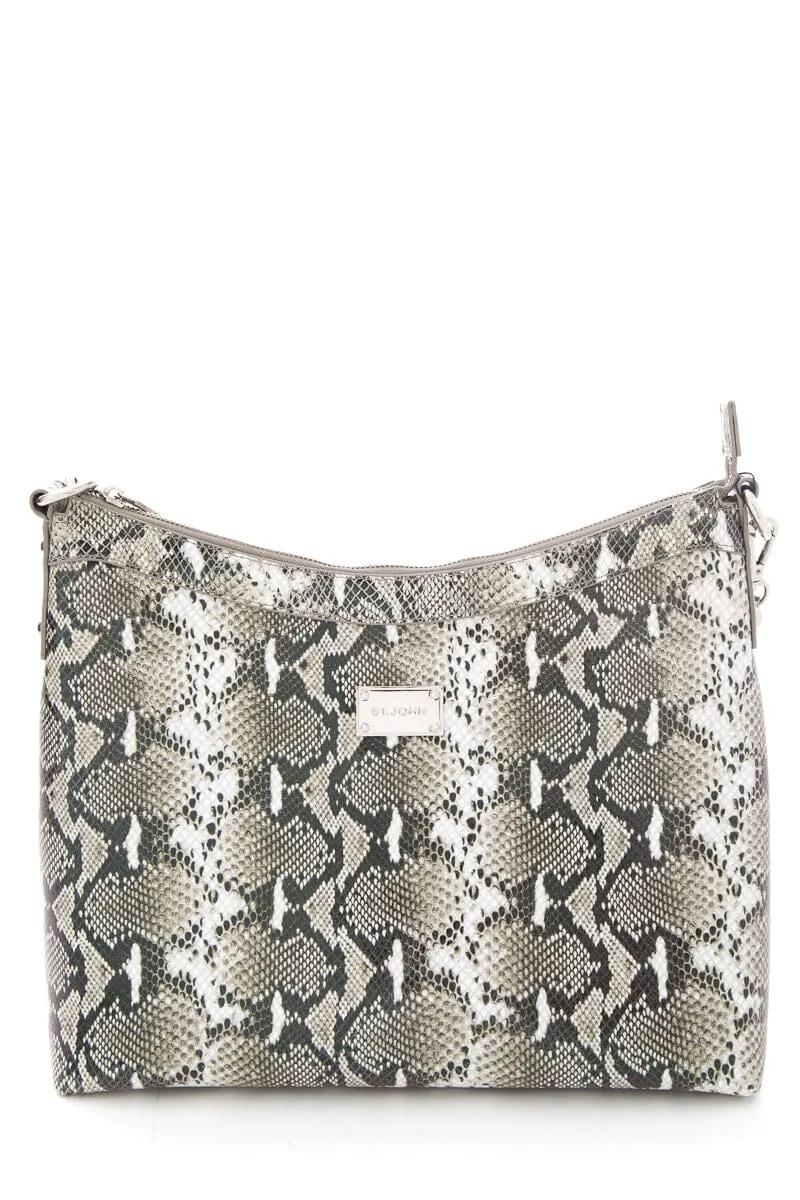 St John Snake Print Handbag