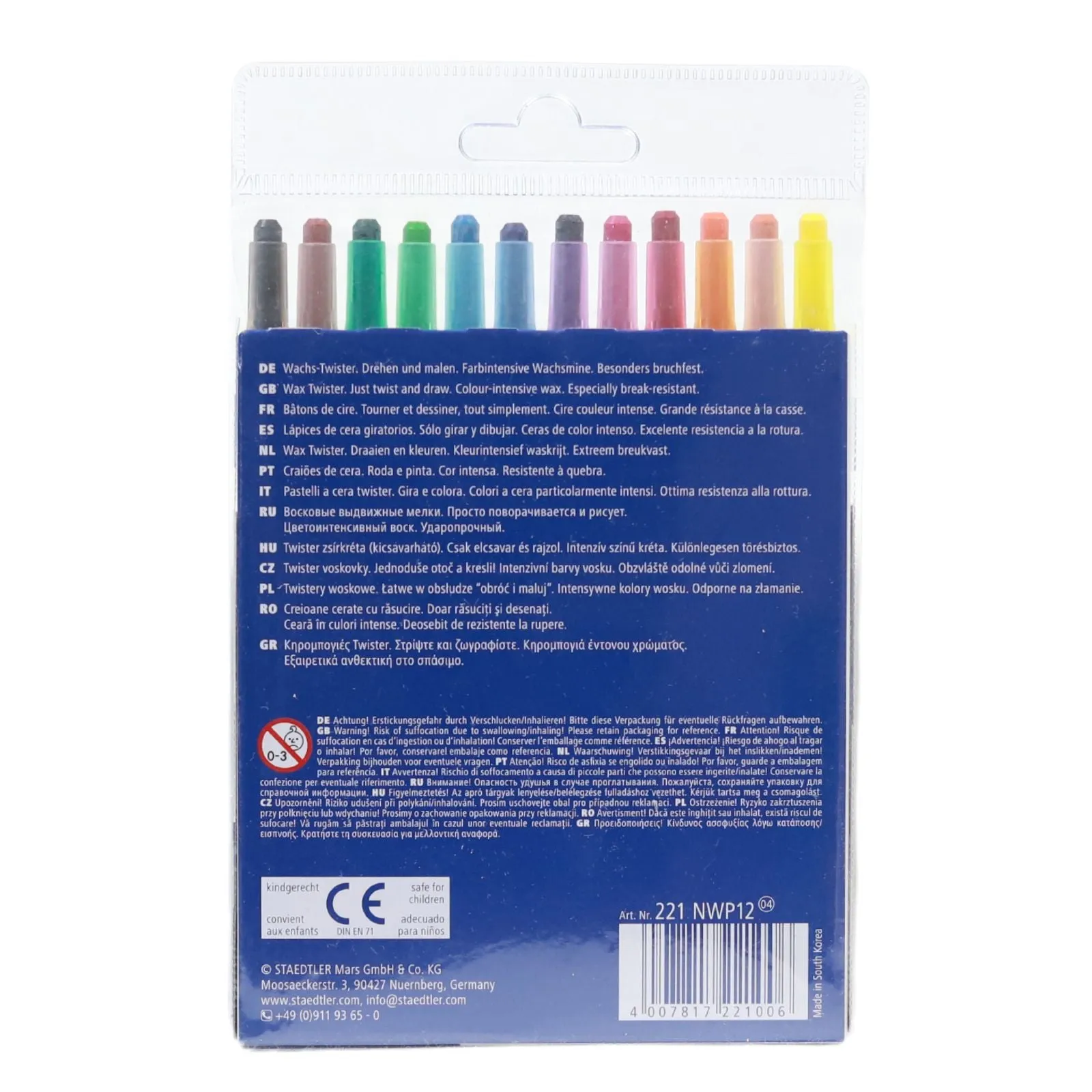 Staedtler Noris - Wax Twistables - 12 Pack