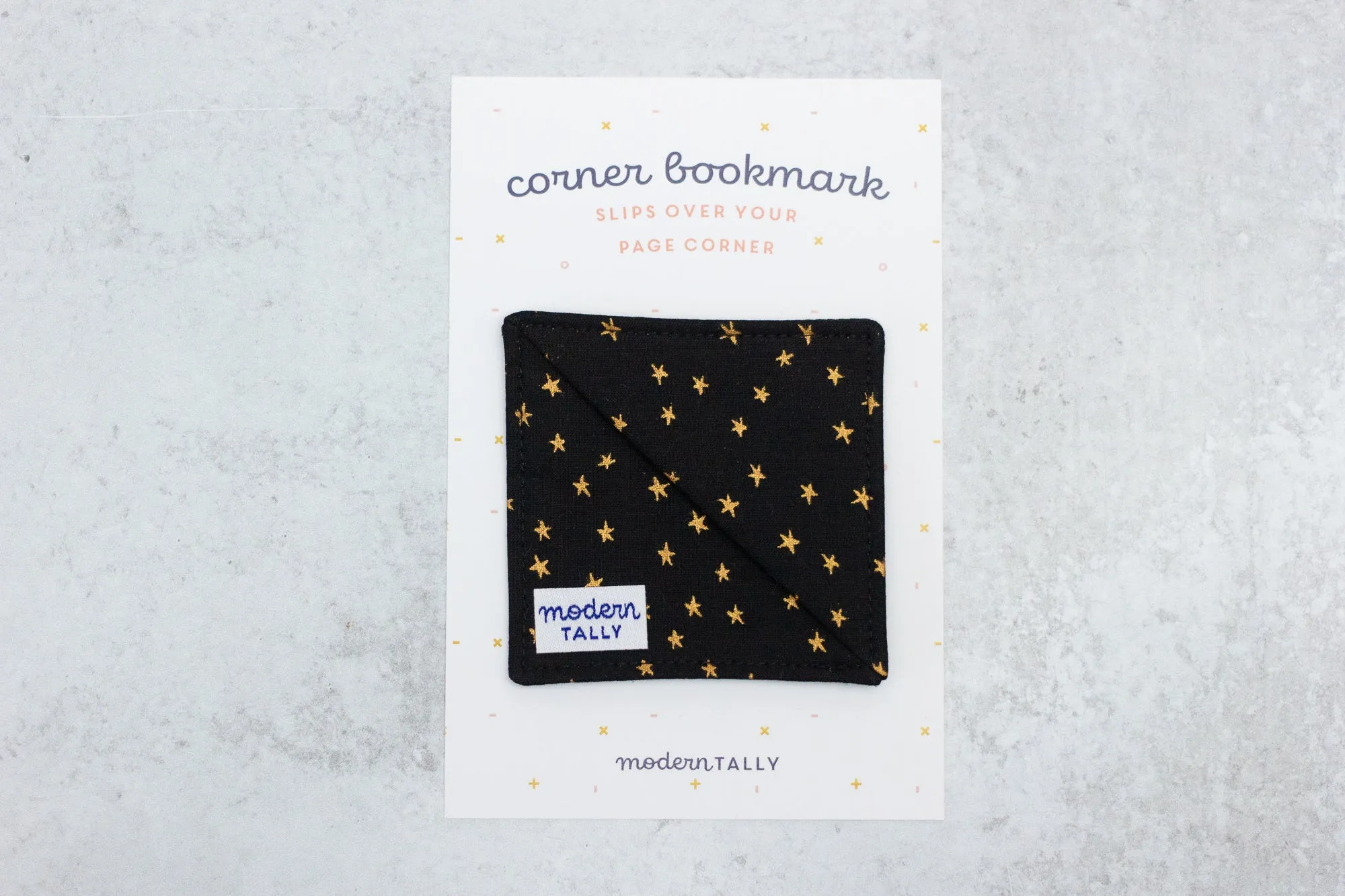 Starry Bookmark in Black - SECONDS