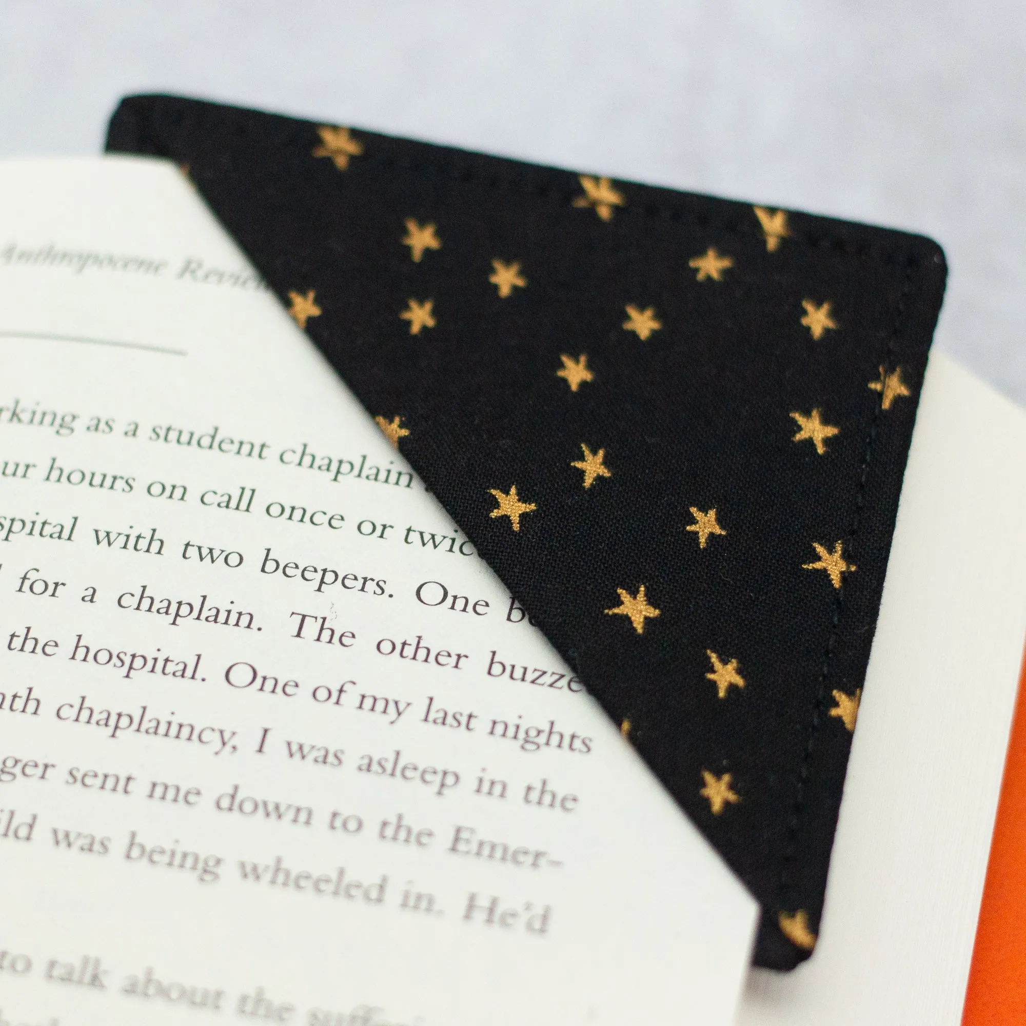 Starry Bookmark in Black