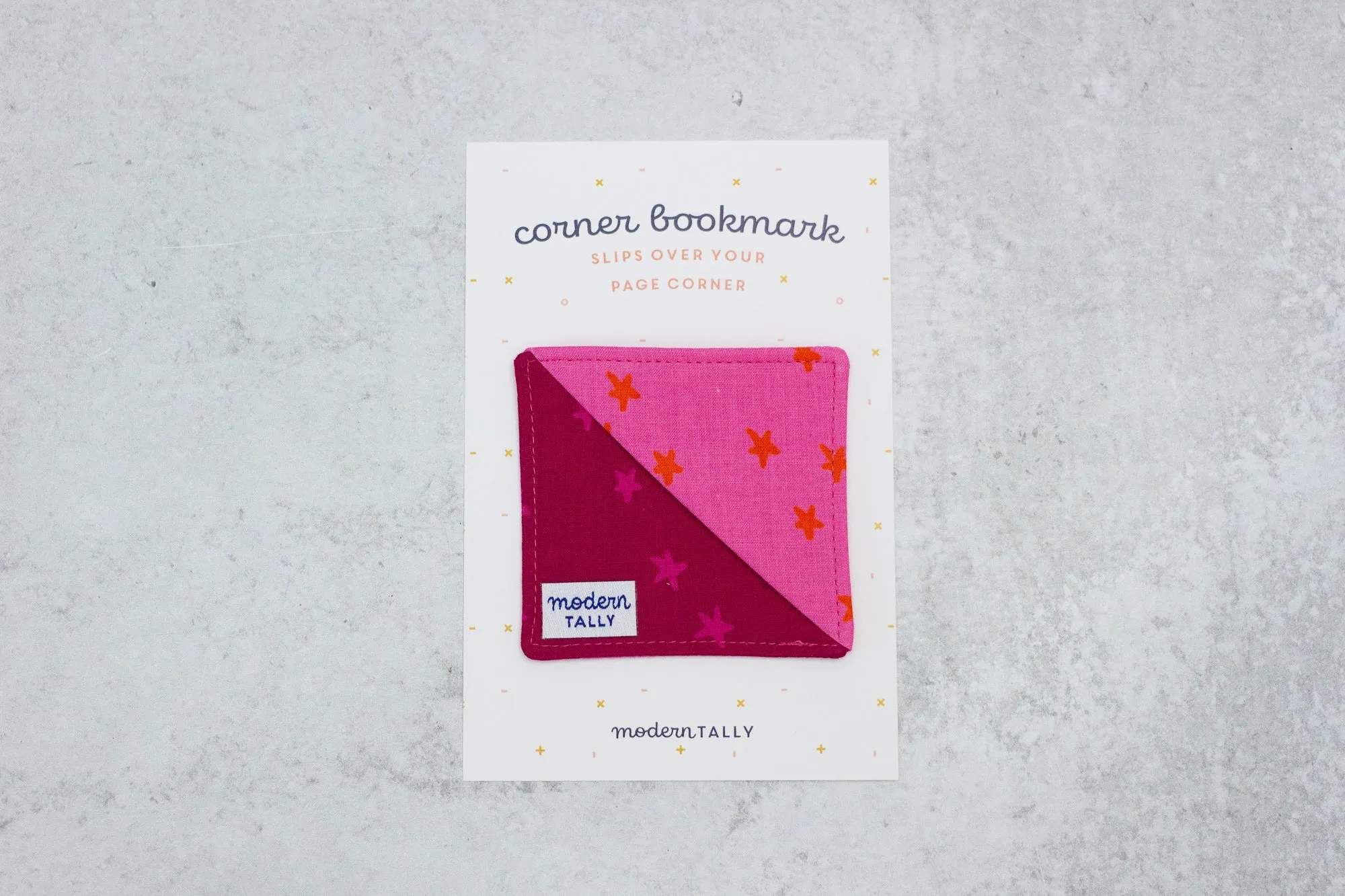 Starry Bookmark in Pink