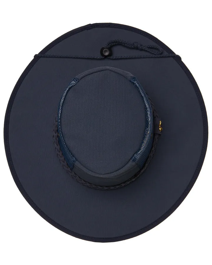 Statesman Sea Breeze 4 Part Canvas Hat Navy
