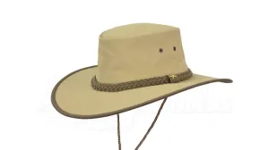 Statesman Sea Breeze Solid Canvas Hat Sand
