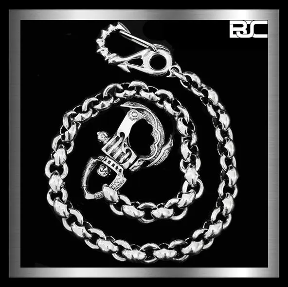 Sterling Silver Biker Wallet Chain Anchor Link