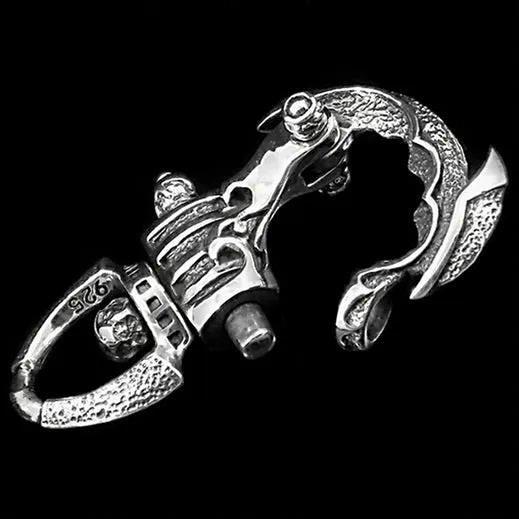 Sterling Silver Biker Wallet Chain Anchor Link