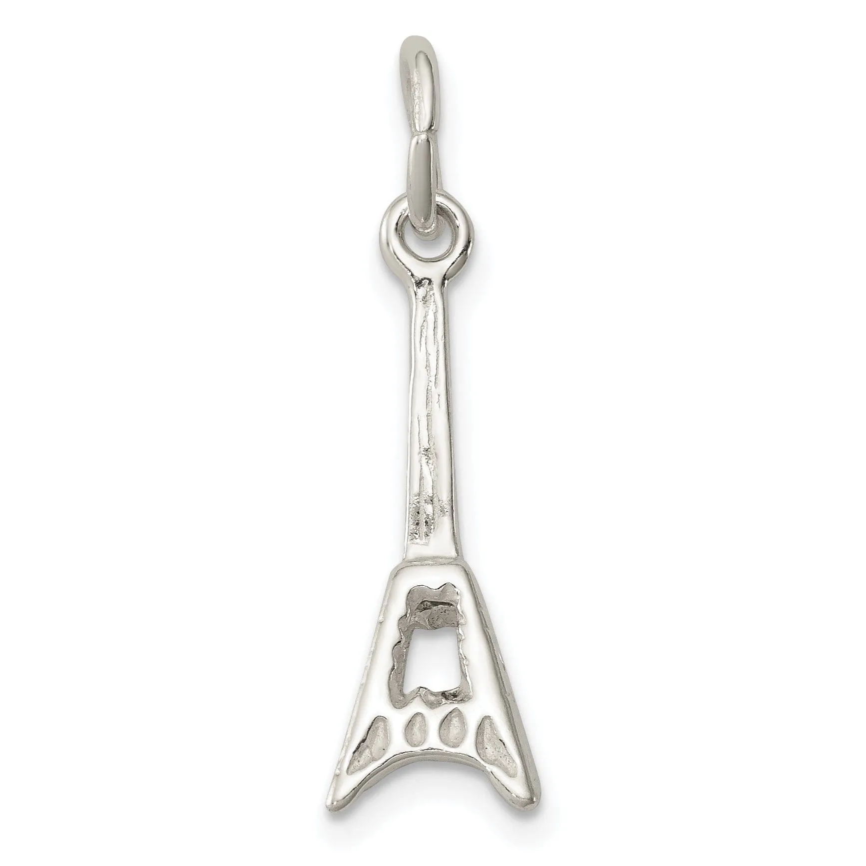 Sterling Silver Polished 3-D Eiffel Tower Charm