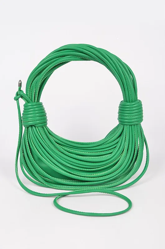 Strappy Moon Shape Handbag