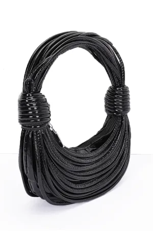 Strappy Moon Shape Handbag