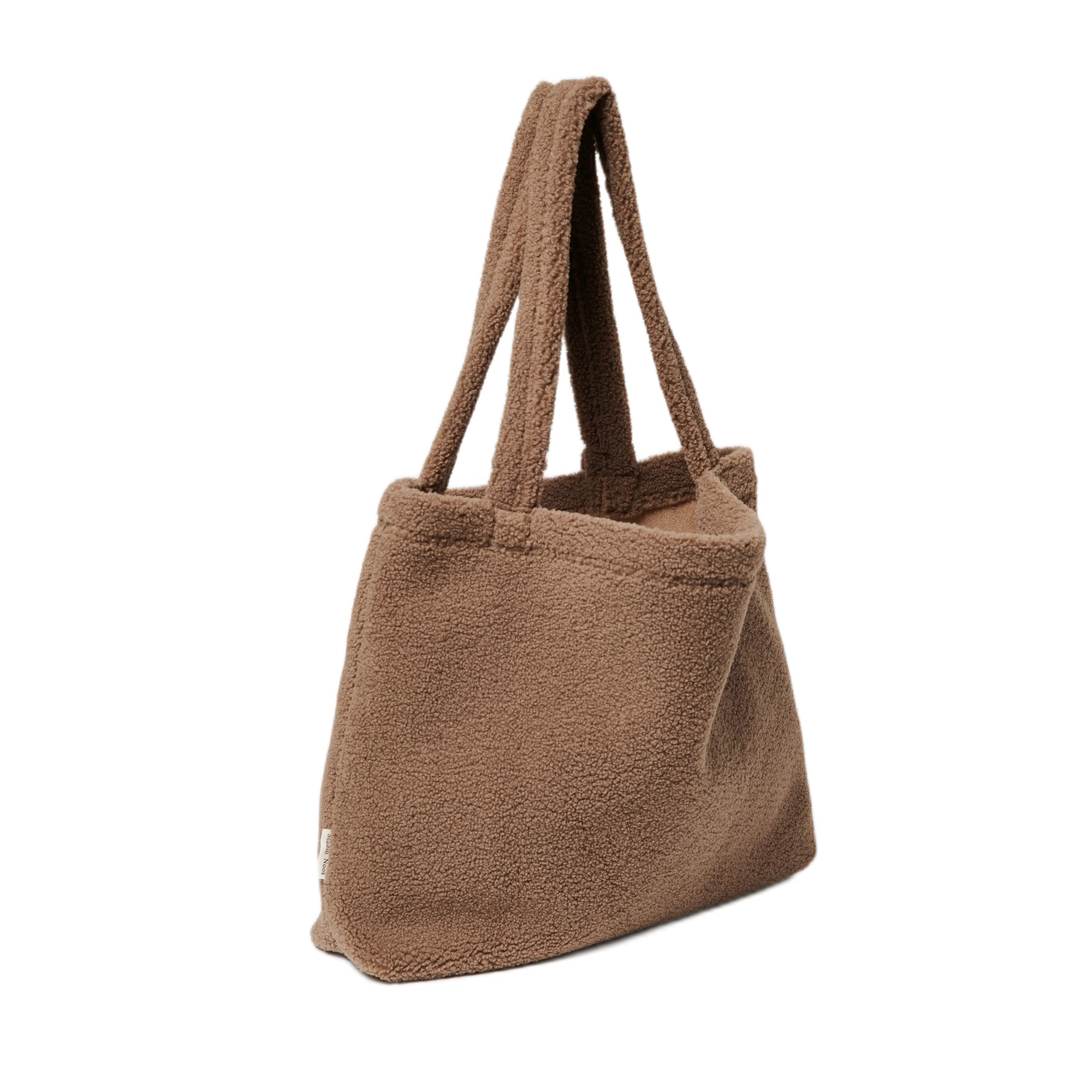Studio Noos Oversize Mama Stroller Bag (Brown Teddy)