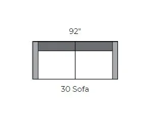Sunset Valley 92" Sofa