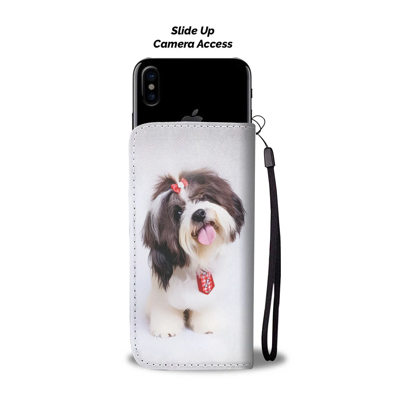 Super Cute SHIH TZU Phone Wallet Case for Shih Tzu Lovers