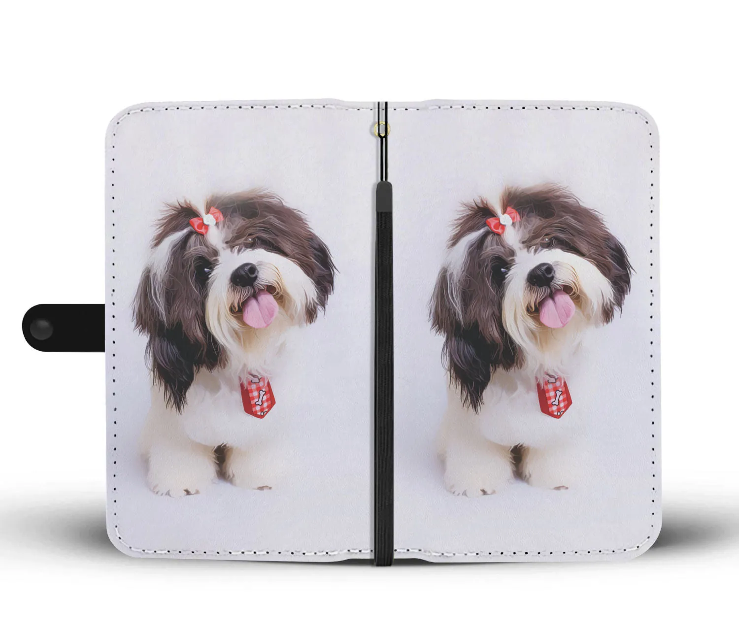 Super Cute SHIH TZU Phone Wallet Case for Shih Tzu Lovers
