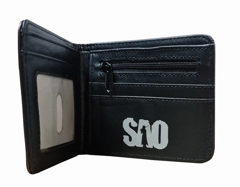 Sword Art Online Anime Wallet - Mix Characters - Unisex - Black / Premium PVC Leather