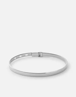 Tailor Cuff, Sterling Silver