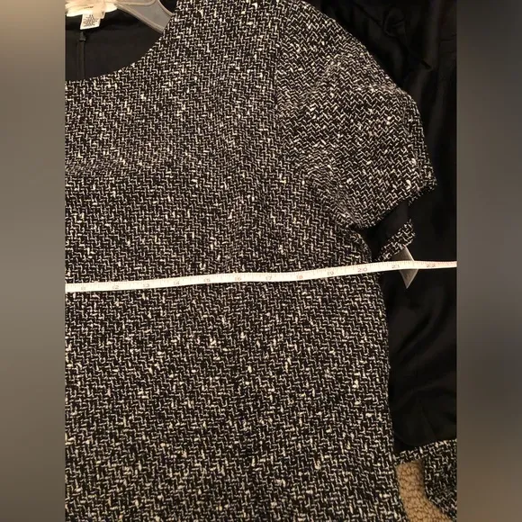 Talbots Black and White Tweed 2 piece size 16