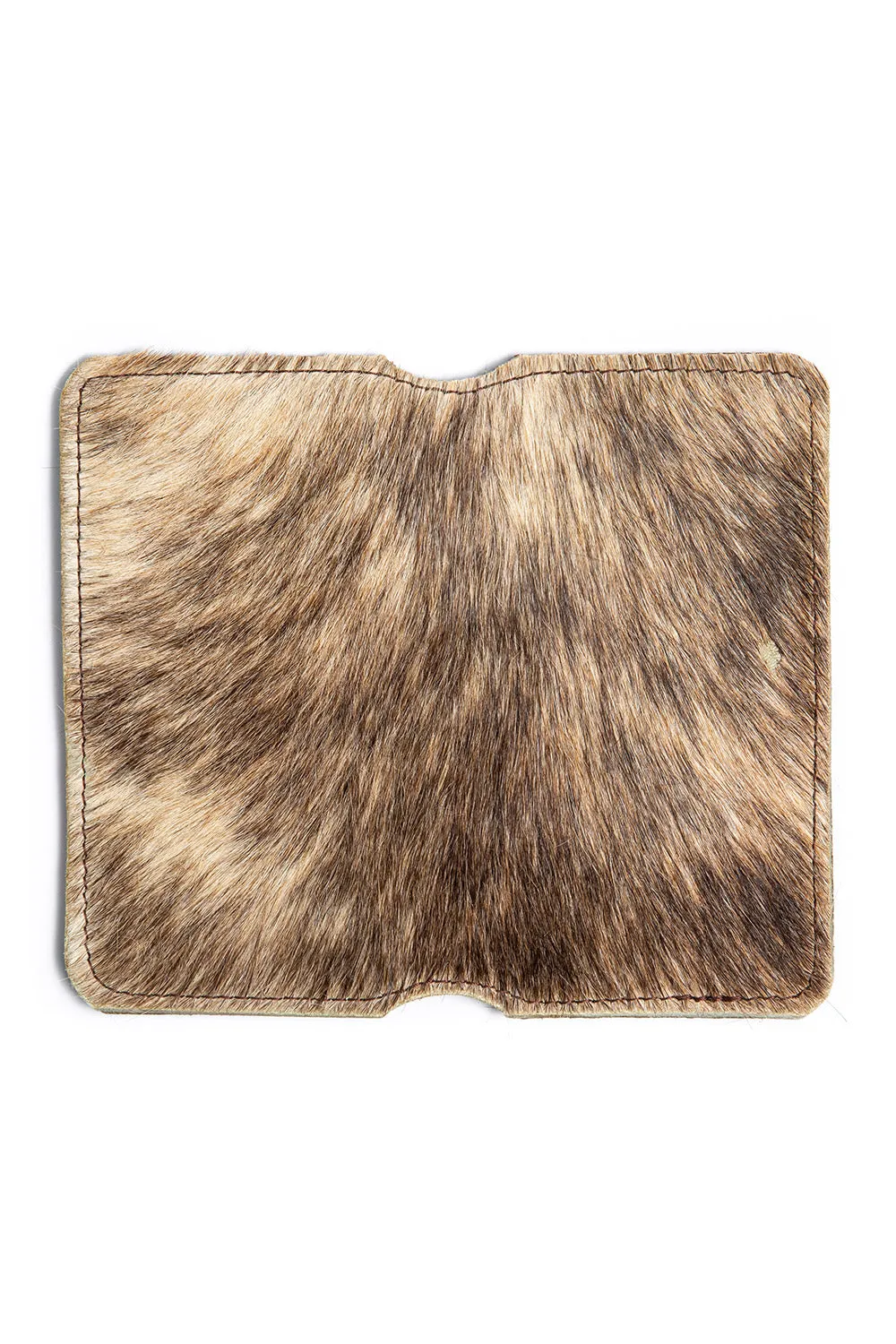 Tall Fold Wallet - Brindle Hair