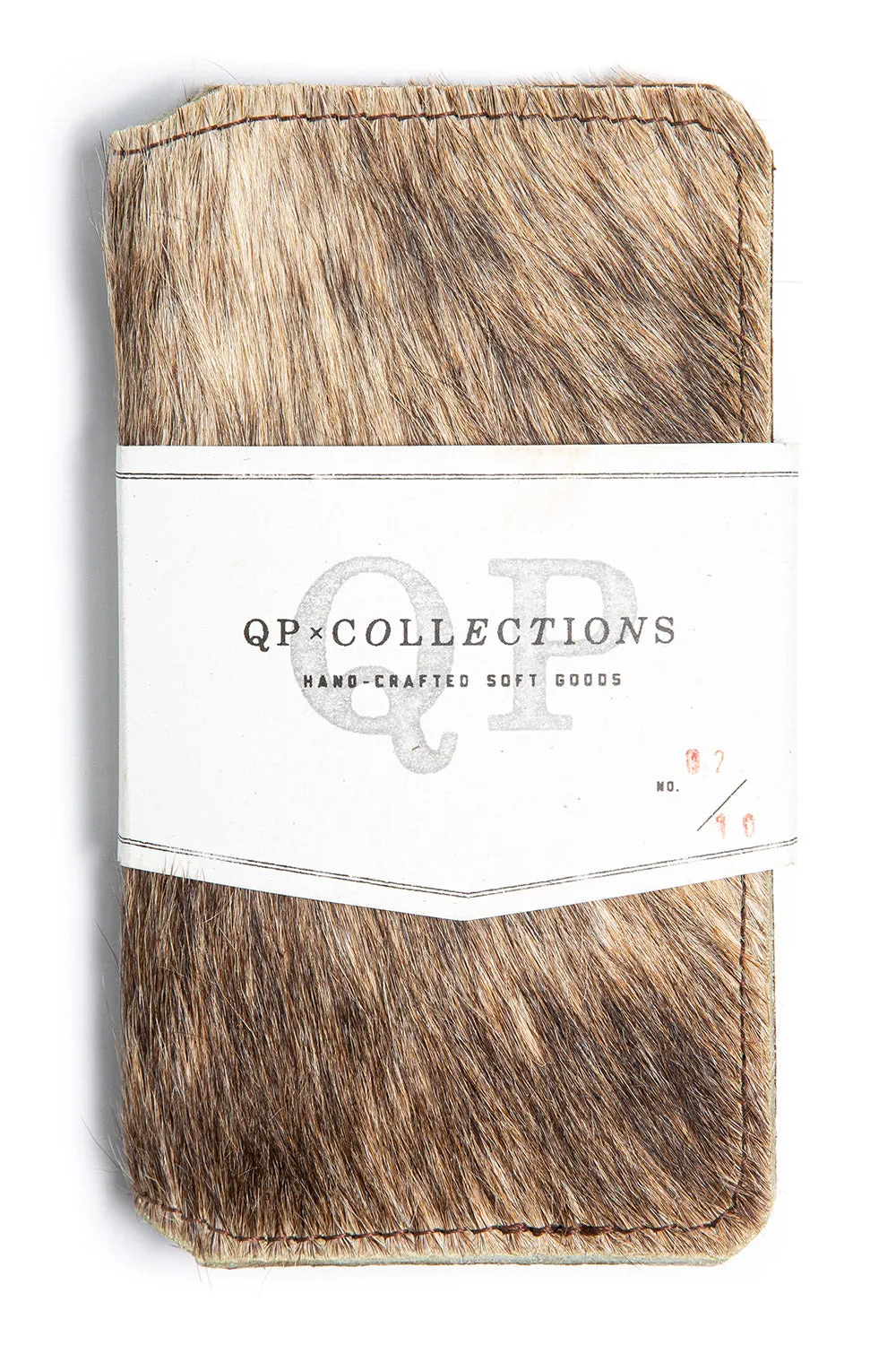 Tall Fold Wallet - Brindle Hair