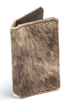 Tall Fold Wallet - Brindle Hair