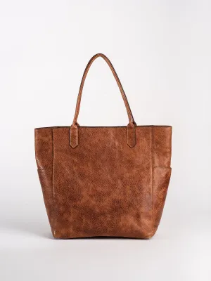 tall pocket tote - cedar ovino