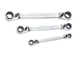 Teng Multi Ratchet Ring Spanner Set Of 3 8-19Mm