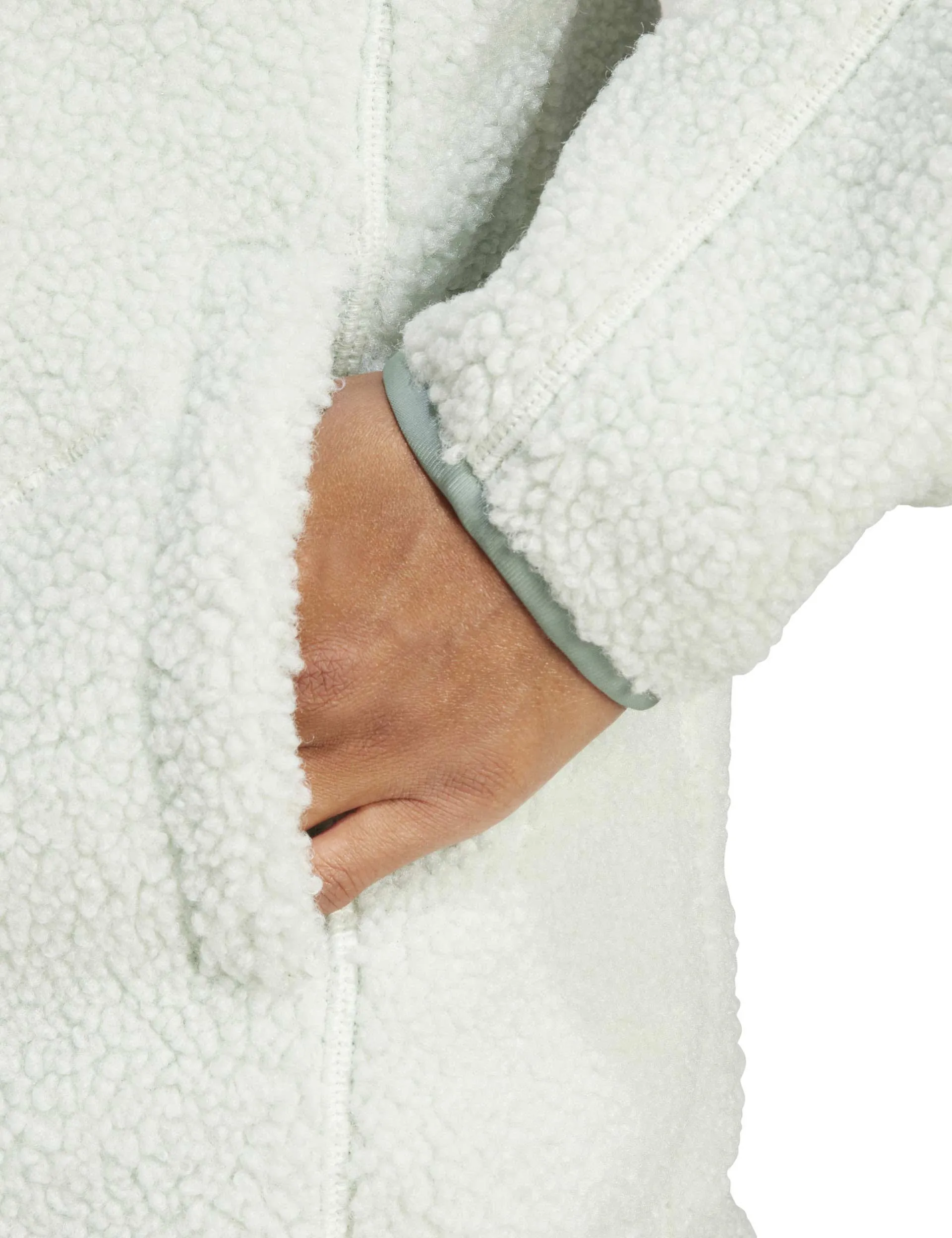 Terrex Xploric High Pile Fleece Pullover Sweatshirt - Linen Green