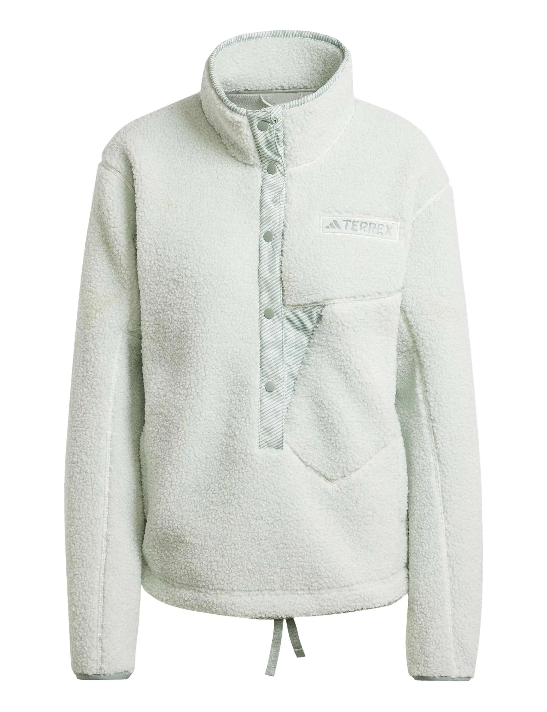 Terrex Xploric High Pile Fleece Pullover Sweatshirt - Linen Green