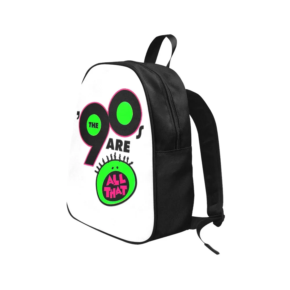 The 90s Are All That Canvas Backpack