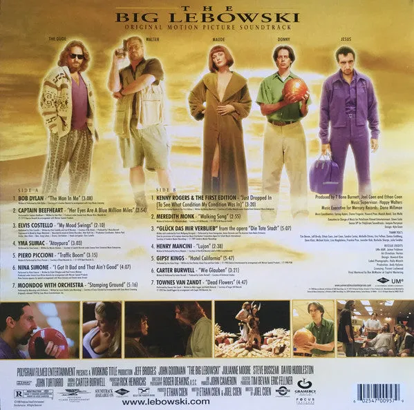 The Big Lebowski Original Soundtrack OST Vinyl LP