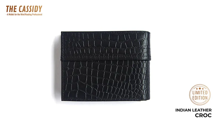 THE CASSIDY WALLET CROCODILE / LIMITED 50 by Nakul Shenoy