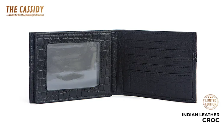 THE CASSIDY WALLET CROCODILE / LIMITED 50 by Nakul Shenoy